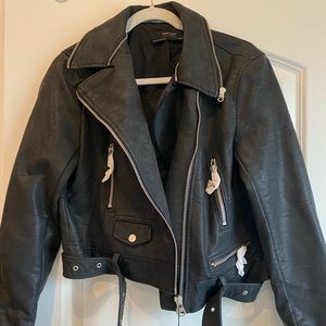 Zara leather jacket
